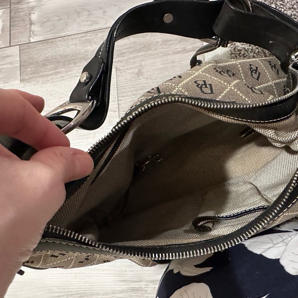 Dooney & Bourke Signature Monogram Hobo Shoulder Bag - Picture 8 of 17